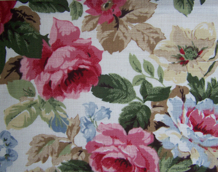 Rosenstoff Englisch Leinen 1